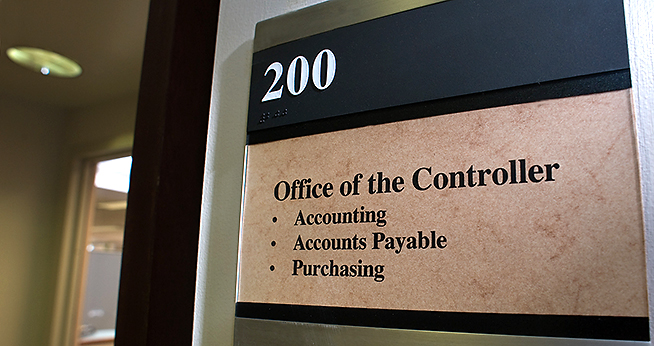 Controller Office Sign